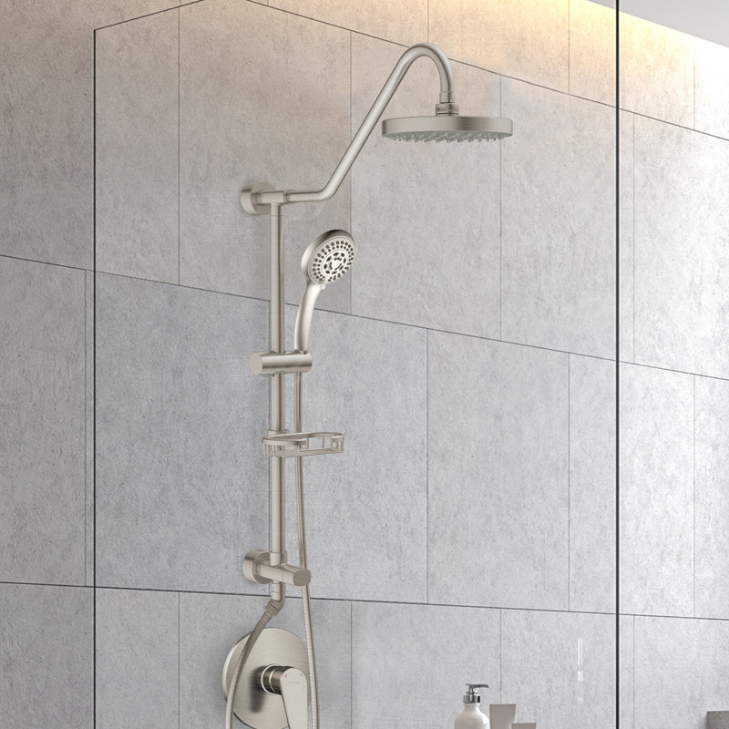 Pulse Shower Spas Kauai Rain Shower Head with Handshower & Reviews